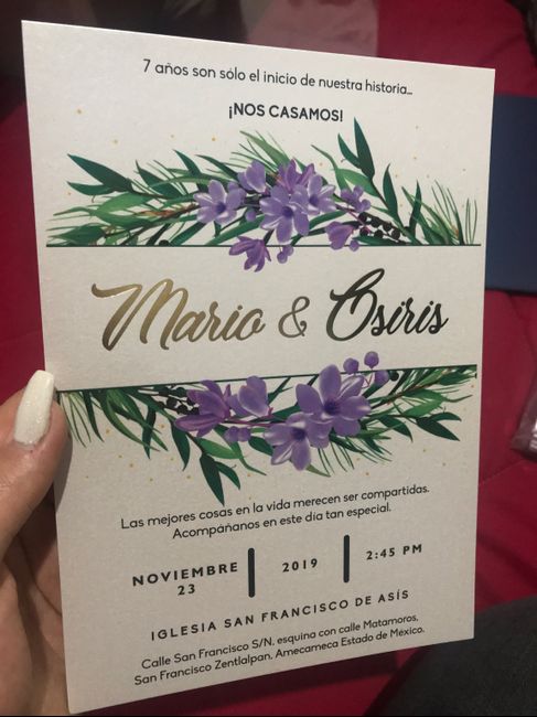 Mis invitaciones 😍📜👰🏽🤵🏽 4