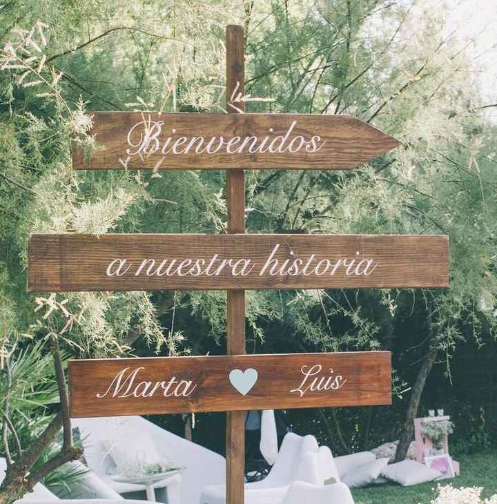 Cartel de bienvenida - 1