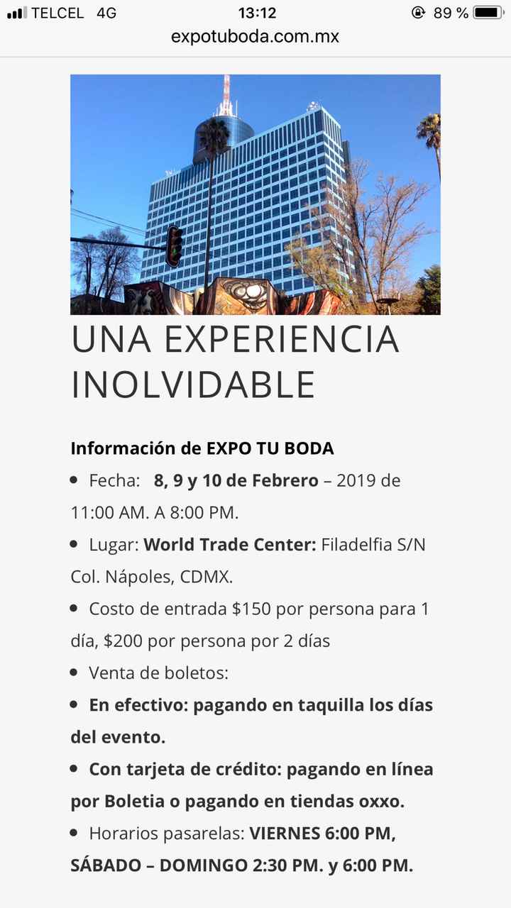 Expo tu boda 👰🏻 - 1