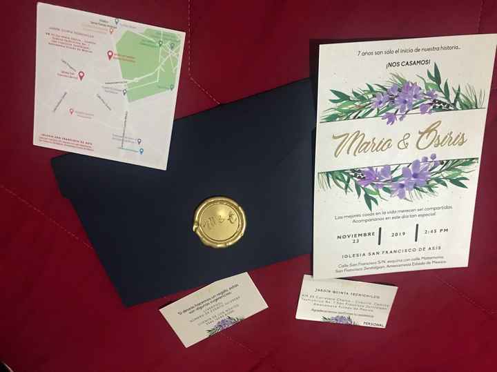 Mis invitaciones 😍📜👰🏽🤵🏽 - 3