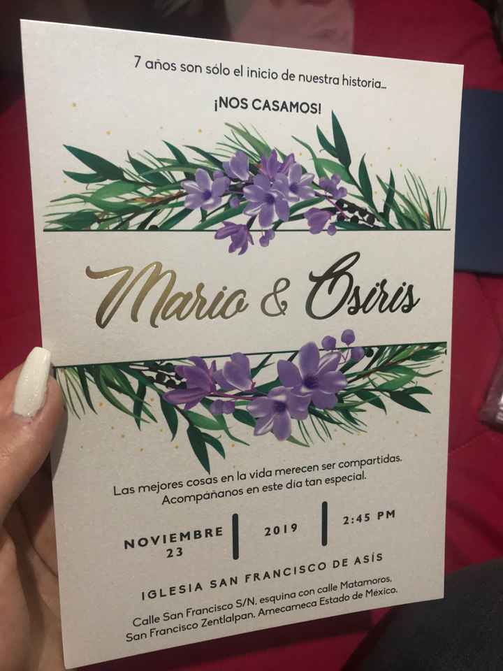 Mis invitaciones 😍📜👰🏽🤵🏽 - 4