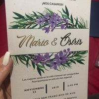 Invitaciones, velo o Tocado. - 3