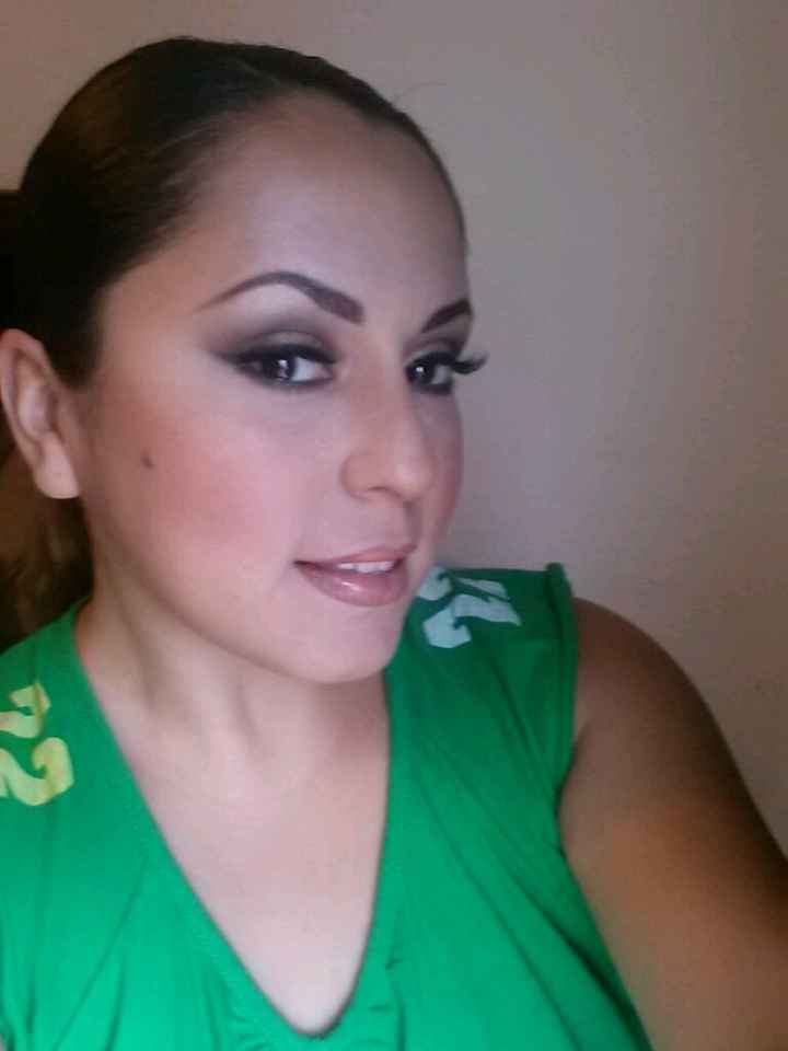 Va mi 1er prueba de maquillaje hecha por mi!!! - 1