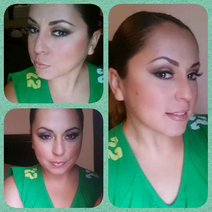 Va mi 2a prueba de maquillaje hecha por mi. - 1