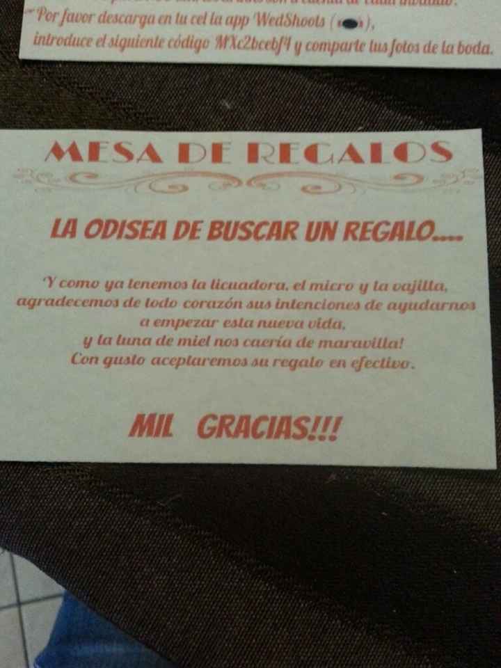 Pedir efectivo de regalo!! - 1