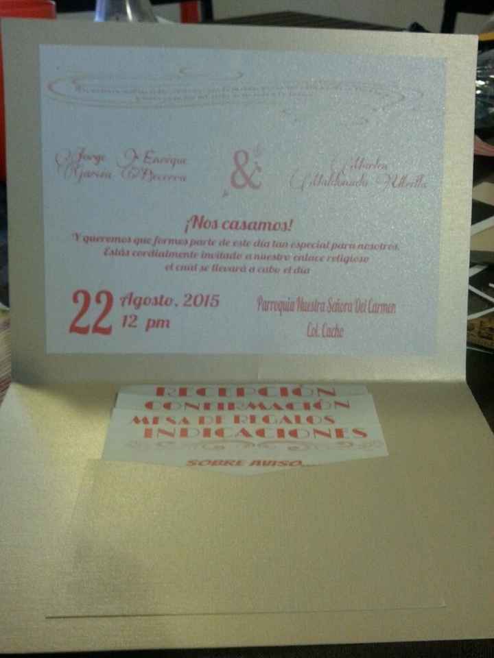 Cómo son sus invitaciones? - 2