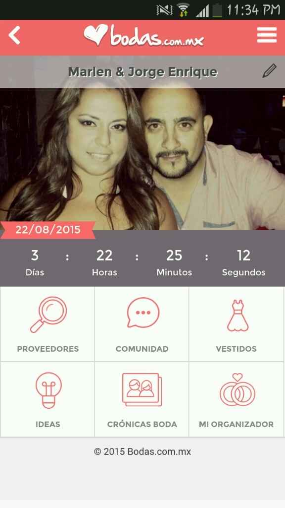 Cuánto te falta para decir "sí, acepto"? - 1