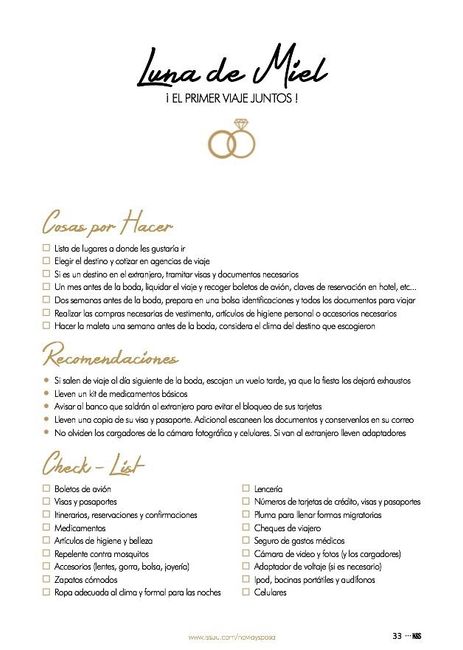 Tips luna de miel - 1