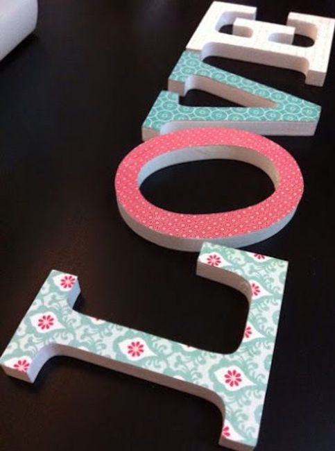 ¡Ayuda por favor!  ¿Como decoro mis letras de madera? - 1