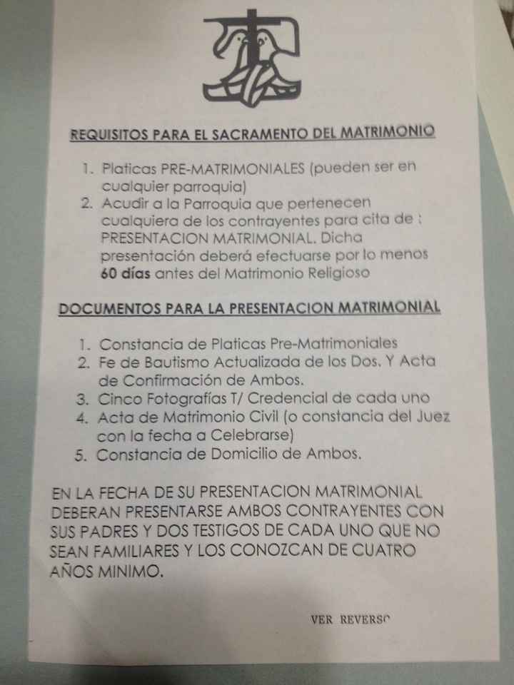 Tramites iglesia - 1