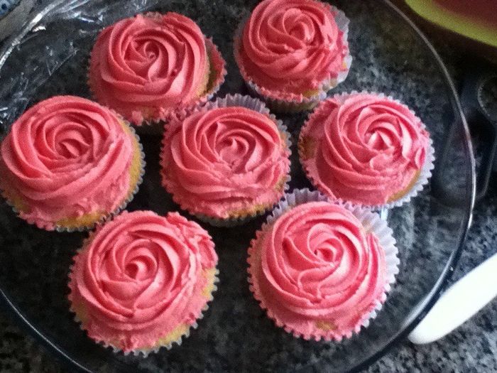 Muffins rosas