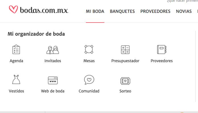Sección útil para empezar a organizar la boda