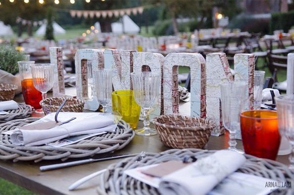 Ideas para centros de mesa temática viajes 2