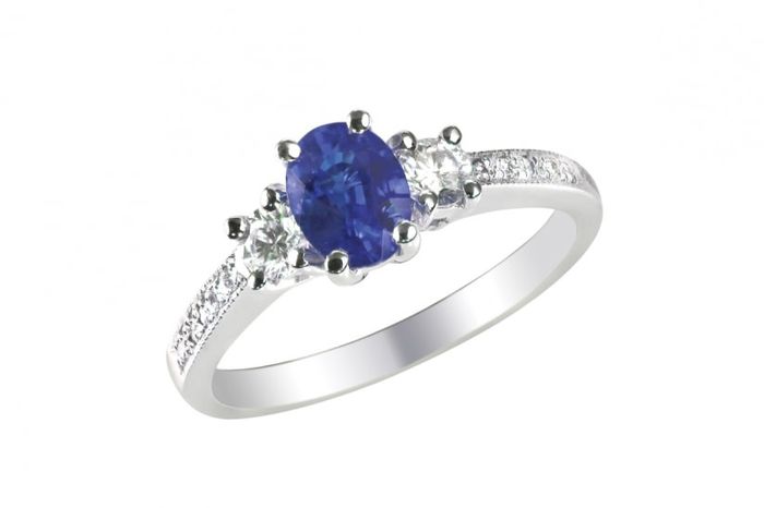 💍Anillos de compromiso en azul 💍🙌🏻 - 1