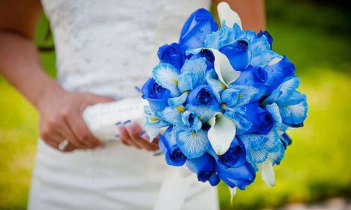 💐 Ramos de novia en azul 💙💐 - 14