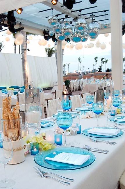 Décoration mesas boda en playa 🌴 - 6