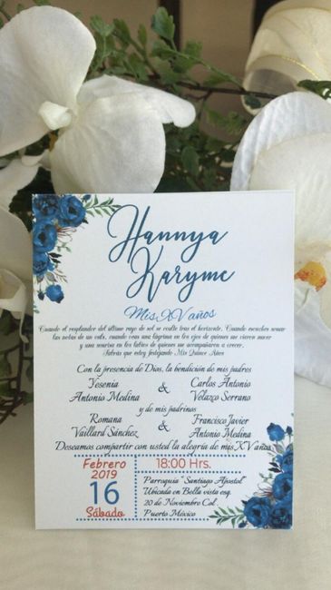 Invitaciones de boda en azul 💙 - 6