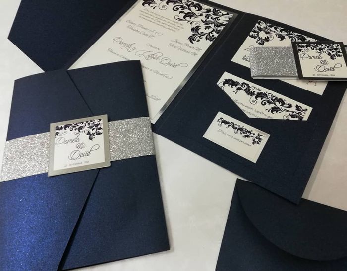 Invitaciones de boda en azul 💙 - 19