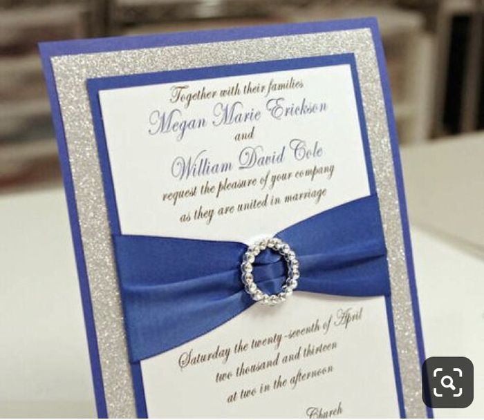 Invitaciones de boda en azul 💙 - 23
