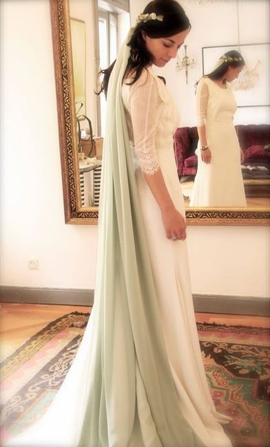 Velos de colores: nueva tendencia en novias 9