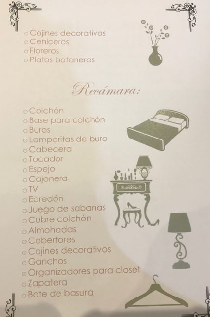 ¿Qué artículos hay en una mesa de regalos? - 4