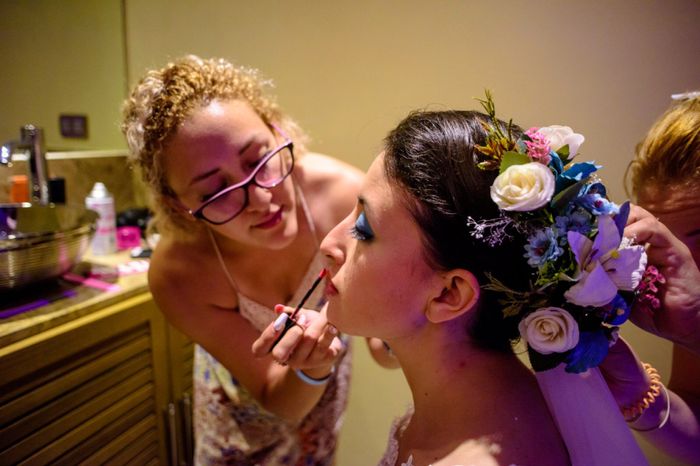 Así fue mi maquillaje y peinado tropical 🌴 - 3