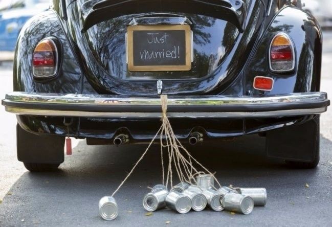 ¿Cómo decorar el carro para la boda? 15