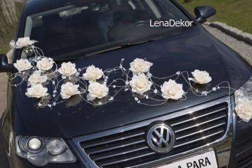 ¿Cómo decorar el carro para la boda? 20