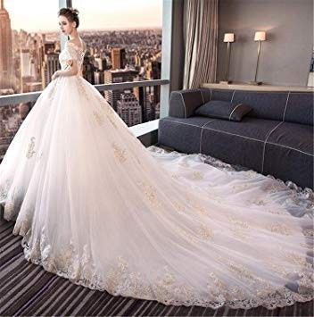 Vestidos con cola larga ¿Si o No? 17