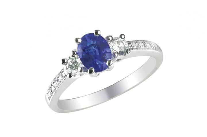 💍Anillos de compromiso en azul 💍🙌🏻 - 1