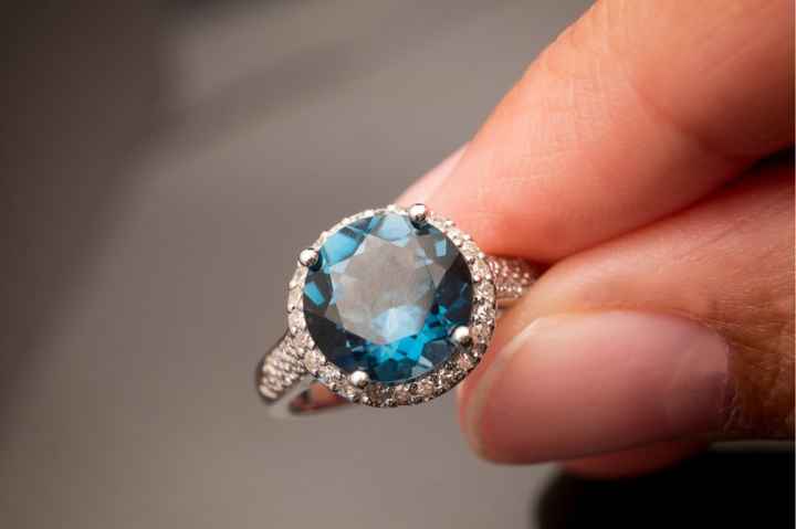💍Anillos de compromiso en azul 💍🙌🏻 - 2