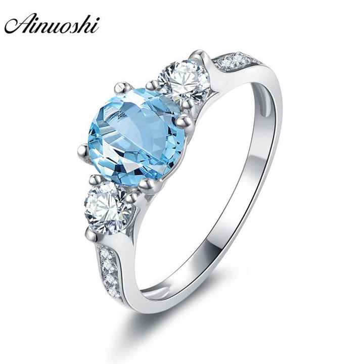 💍Anillos de compromiso en azul 💍🙌🏻 - 12