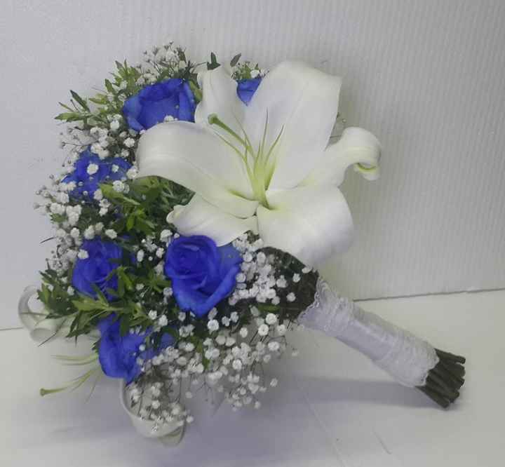 💐 Ramos de novia en azul 💙💐 - 5