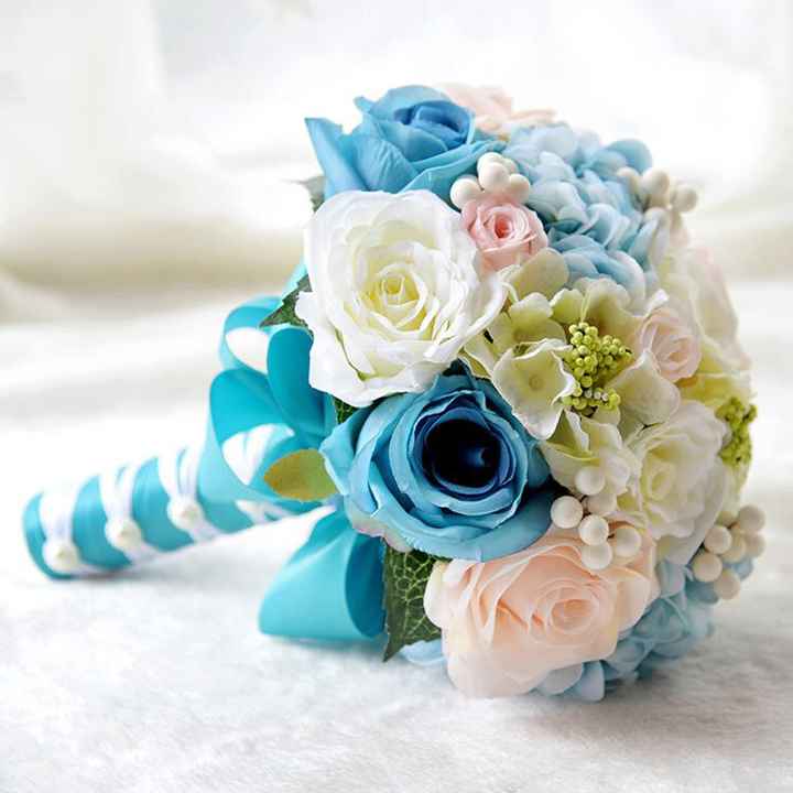 💐 Ramos de novia en azul 💙💐 - 8