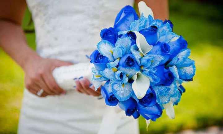 💐 Ramos de novia en azul 💙💐 - 14