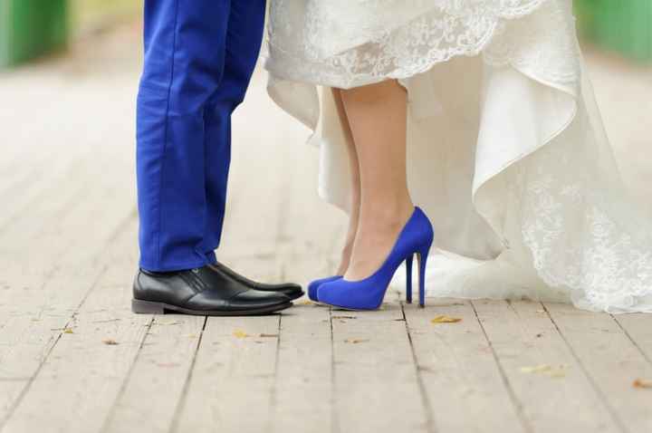 💙 Novias con zapatos azules 💙 - 1