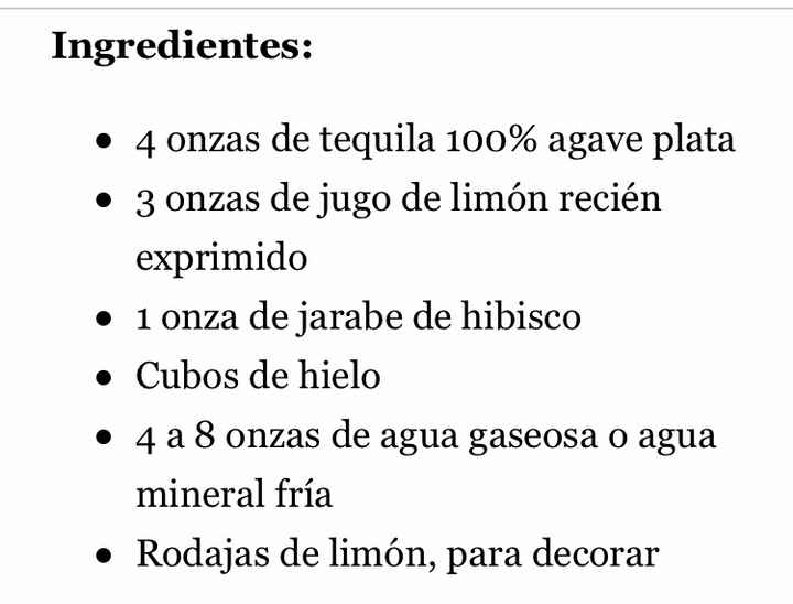 Bebidas para la despedida - 2
