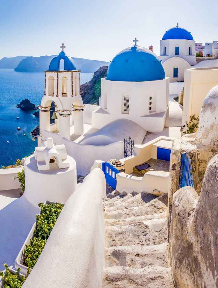 Oia en Santorini