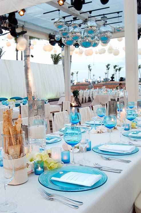 Décoration mesas boda en playa 🌴 - 6