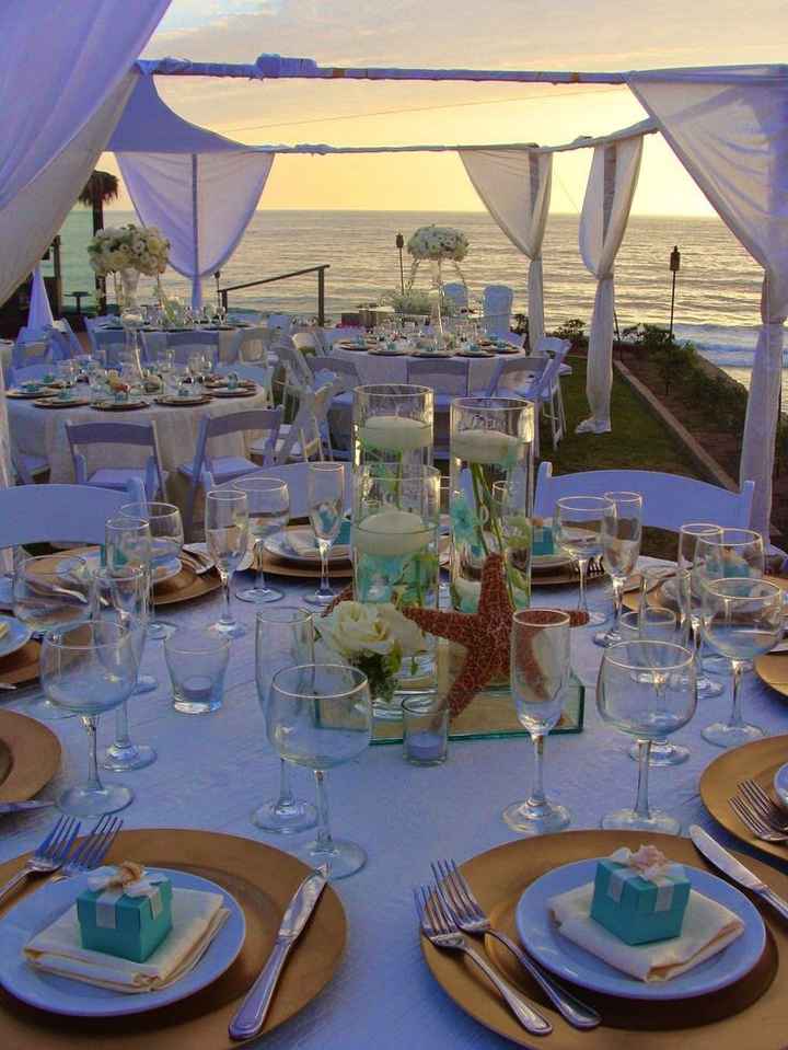 Décoration mesas boda en playa 🌴 - 8
