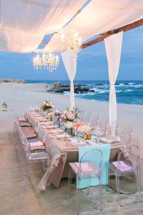 Décoration mesas boda en playa 🌴 - 15