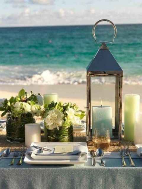 Décoration mesas boda en playa 🌴 - 16