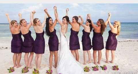 Fotos con tus damos y damas para boda en 🏝 - 1