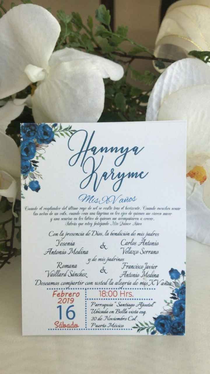 Invitaciones de boda en azul 💙 - 6