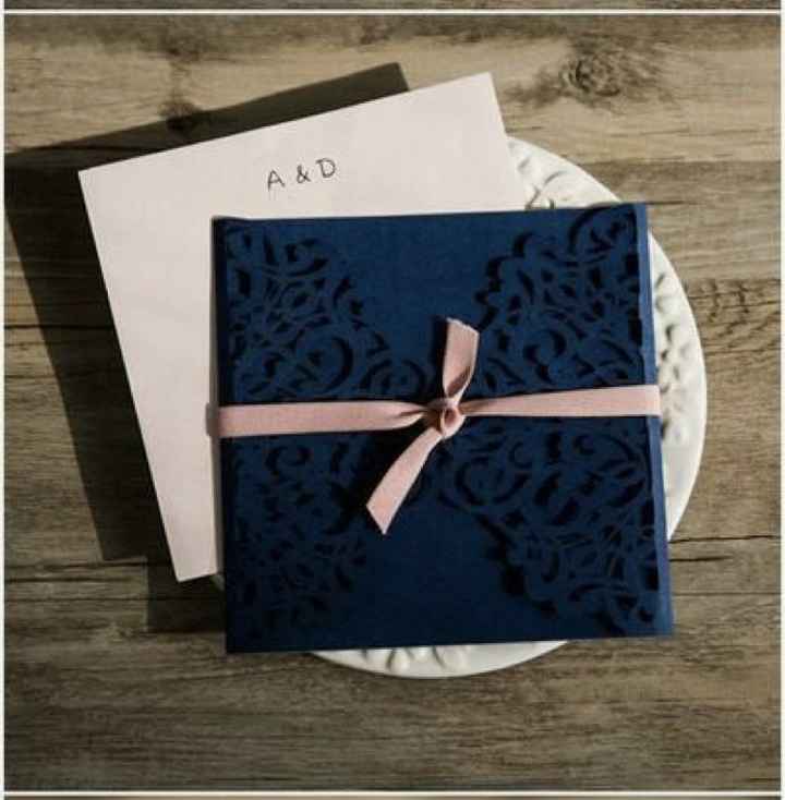 Invitaciones de boda en azul 💙 - 20