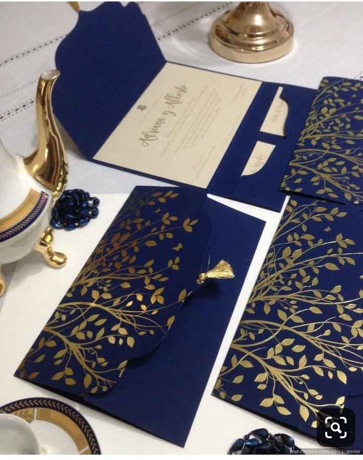 Invitaciones de boda en azul 💙 - 21