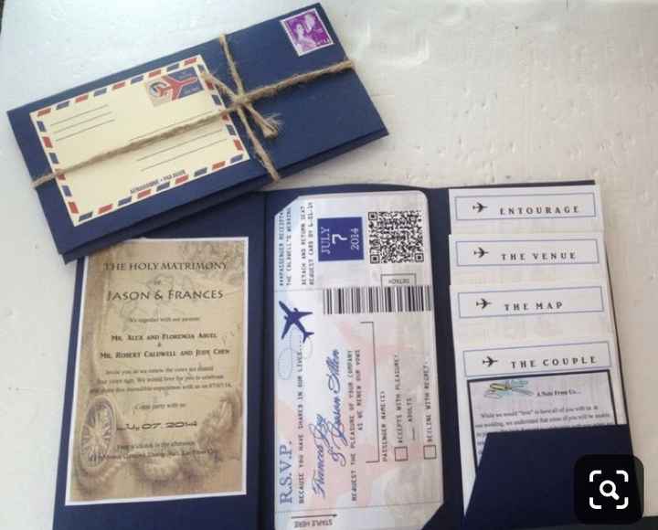 Invitaciones de boda en azul 💙 - 22