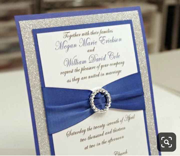 Invitaciones de boda en azul 💙 - 23