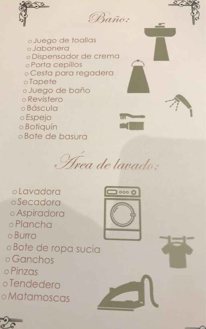 ¿Qué artículos hay en una mesa de regalos? - 5