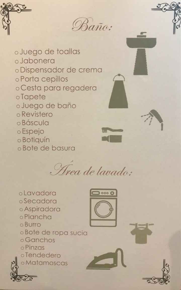 ¿Qué artículos hay en una mesa de regalos? - 6